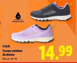 Lidl Crivit Scarpe outdoor da donna offerta