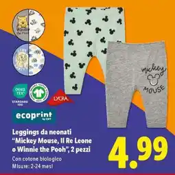 Lidl Leggings da neonati offerta