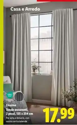 Lidl Livarno Tende oscuranti offerta