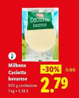 Lidl Milbona Caciotta bavarese offerta