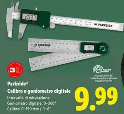 Lidl Parkside Calibro o goniometro digitale offerta