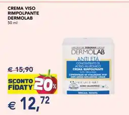 Esselunga CREMA VISO RIMPOLPANTE DERMOLAB offerta