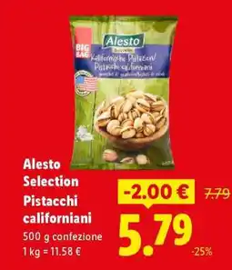 Lidl Alesto Selection Pistacchi californiani offerta