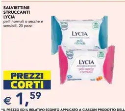 Esselunga Salviettine Struccanti Lycia offerta