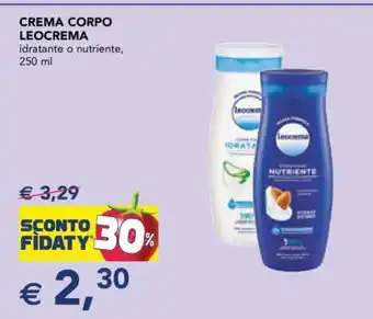 Esselunga CREMA CORPO LEOCREMA offerta