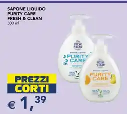 Esselunga SAPONE LIQUIDO PURITY CARE FRESH & CLEAN offerta