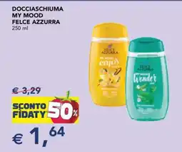 Esselunga DOCCIASCHIUMA MY MOOD FELCE AZZURRA offerta