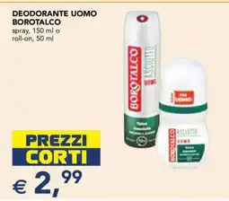 Esselunga DEODORANTE UOMO BOROTALCO offerta