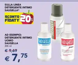 Esselunga DETERGENTE INTIMO UOMO SAUGELLA offerta