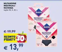 Esselunga Mutandine Mestruali Nuvenia offerta