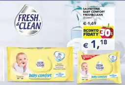 Esselunga SALVIETTINE BABY COMFORT FRESH & CLEAN offerta