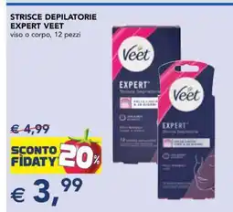 Esselunga STRISCE DEPILATORIE EXPERT VEET offerta