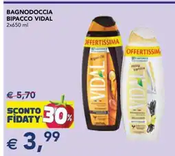 Esselunga BAGNODOCCIA BIPACCO VIDAL offerta
