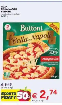 Esselunga Pizza Bella Napoli Buitoni offerta