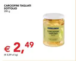Esselunga CARCIOFINI TAGLIATI SOTTOLIO offerta