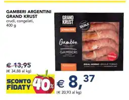 Esselunga Gamberi Argentini Grand Krust offerta