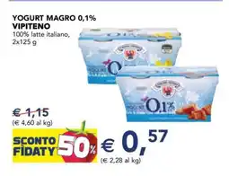 Esselunga Yogurt Magro 0,1% Vipiteno offerta