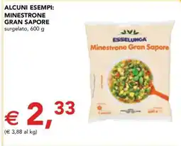 Esselunga MINESTRONE GRAN SAPORE offerta