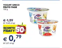Esselunga Yogurt Greco Fruyo Fage offerta