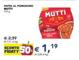 Esselunga PAPPA AL POMODORO MUTTI offerta