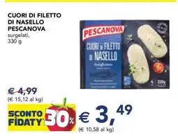 Esselunga Cuori di Filetto di Nasello Pescanova offerta