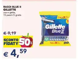 Esselunga RASOI BLUE II GILLETTE offerta