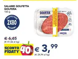 Esselunga SALAME GOLFETTA GOLFIERA offerta
