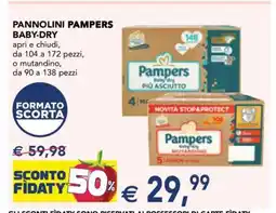 Esselunga Pannolini Pampers Baby Dry offerta