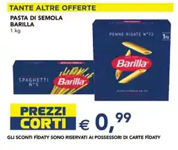 Esselunga PASTA DI SEMOLA BARILLA offerta