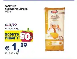 Esselunga PATATINE ARTIGIANALI PATA offerta