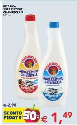 Esselunga Ricarica Sgrassatore Chanteclair offerta