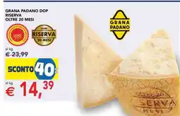 Esselunga Grana Padano DOP Riserva Oltre 20 Mesi offerta