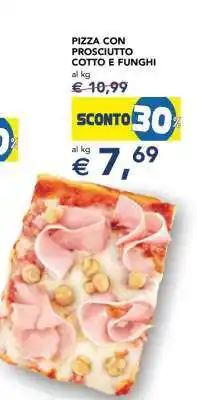 Esselunga PIZZA CON PROSCIUTTO COTTO E FUNGHI offerta
