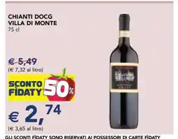 Esselunga Chianti DOCG Villa di Monte offerta