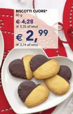 Esselunga Biscotti Cuore offerta