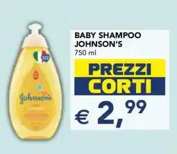 Esselunga Baby Shampoo Johnson's offerta