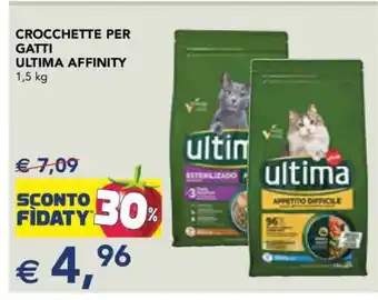 Esselunga CROCCHETTE PER GATTI ULTIMA AFFINITY offerta