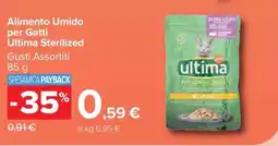 Carrefour Alimento Umido per Gatti Ultima Sterilized offerta