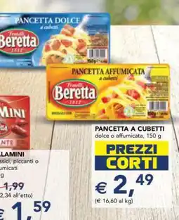Esselunga Pancetta a cubetti offerta