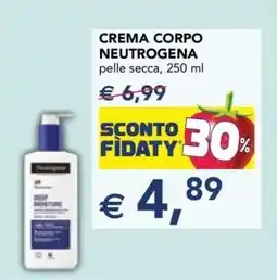 Esselunga CREMA CORPO NEUTROGENA offerta