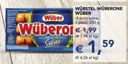 Esselunga WÜRSTEL WÜBERONE WÜBER offerta