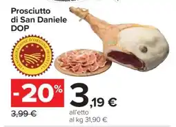 Carrefour Prosciutto di San Daniele DOP offerta