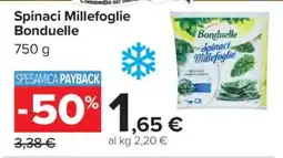 Carrefour Spinaci Millefoglie Bonduelle offerta
