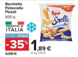 Carrefour Barchette Patasnella Pizzoli offerta