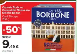 Carrefour Capsule Borbone Compatibili Nespresso Miscela Decisa offerta