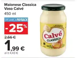 Carrefour Maionese Classica Vaso Calvé offerta