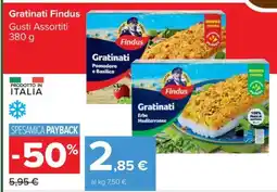 Carrefour Gratinati Findus offerta