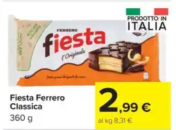 Carrefour FIESTA FERRERO classica offerta