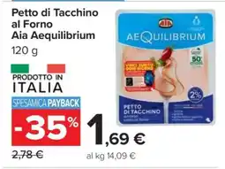 Carrefour Petto di Tacchino al Forno Aia Aequilibrium offerta
