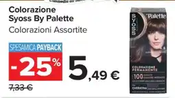 Carrefour Colorazione Syoss By Palette offerta